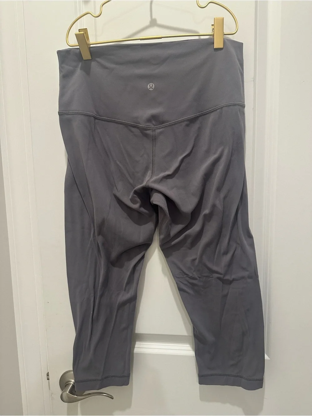 lululemon athletica Gray Cropped Leggings